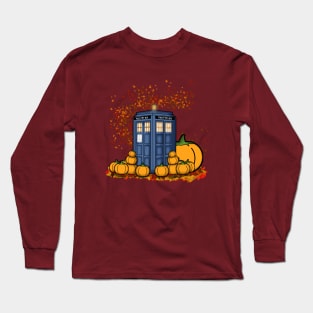 TARDIS Pumpkin Patch Long Sleeve T-Shirt